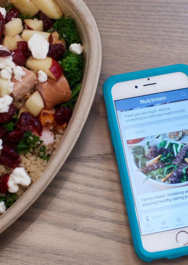 Quinoa Bowl and Nutrimom App