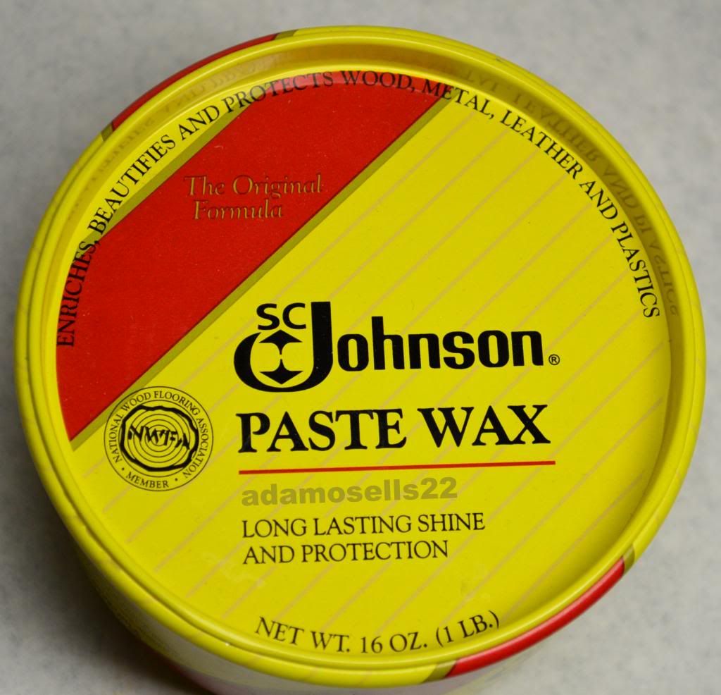 16oz PASTE WAX BUTCHERS BOWLING ALLEY SC JOHNSON FURNITURE WOODWORK