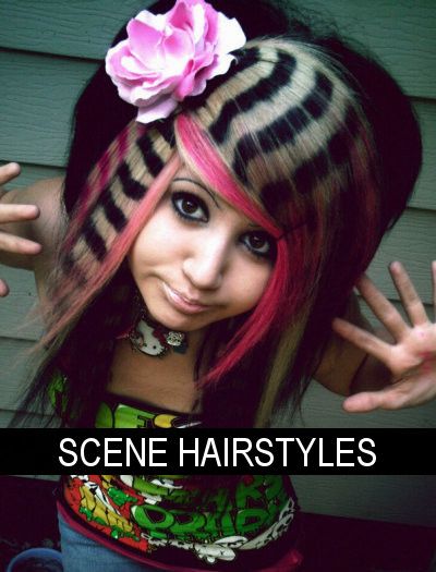 gothic hair punk style