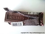 crispy chocolate,chocolate,rice crisps,snack,chocolate bar