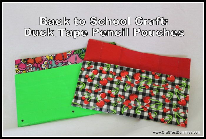 Duck Tape Pencil Pouch