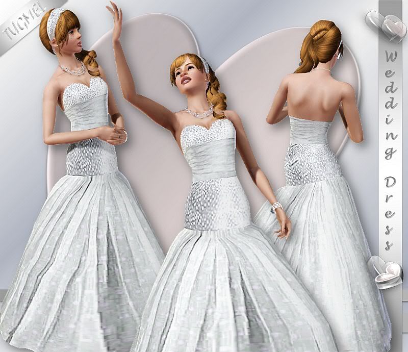 The Sims 3. Все для свадьбы! WeddingDress-03-2