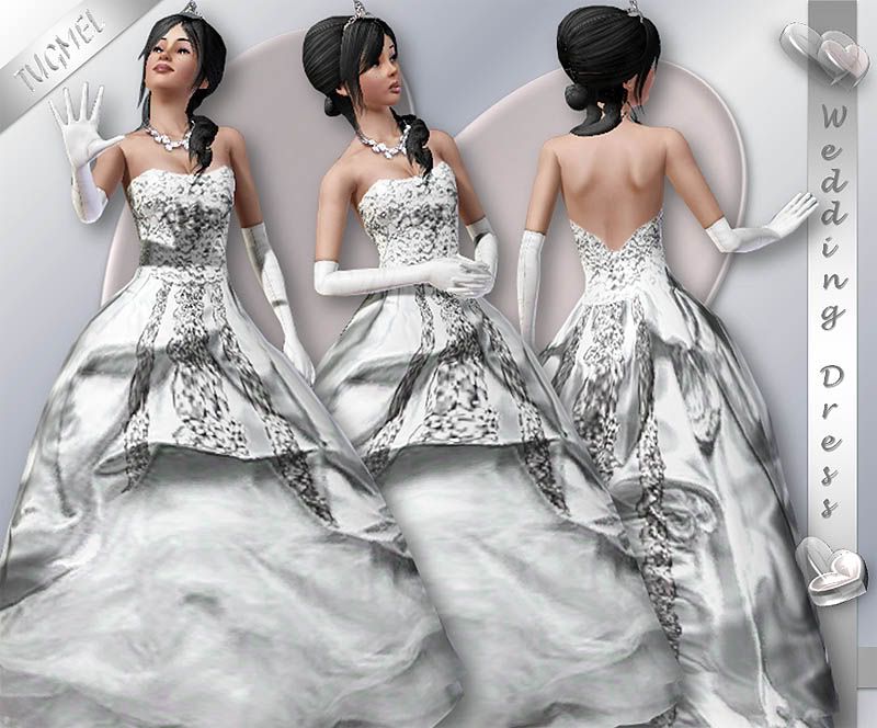 sims - The Sims 3. Все для свадьбы! WeddingDress04