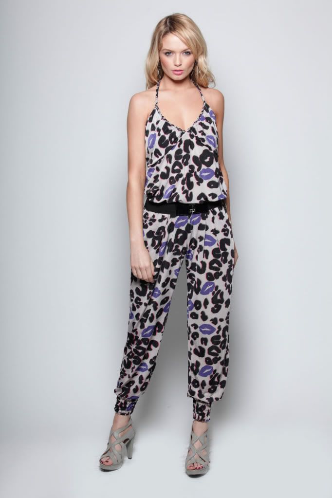 Animal Print Jumpsuit