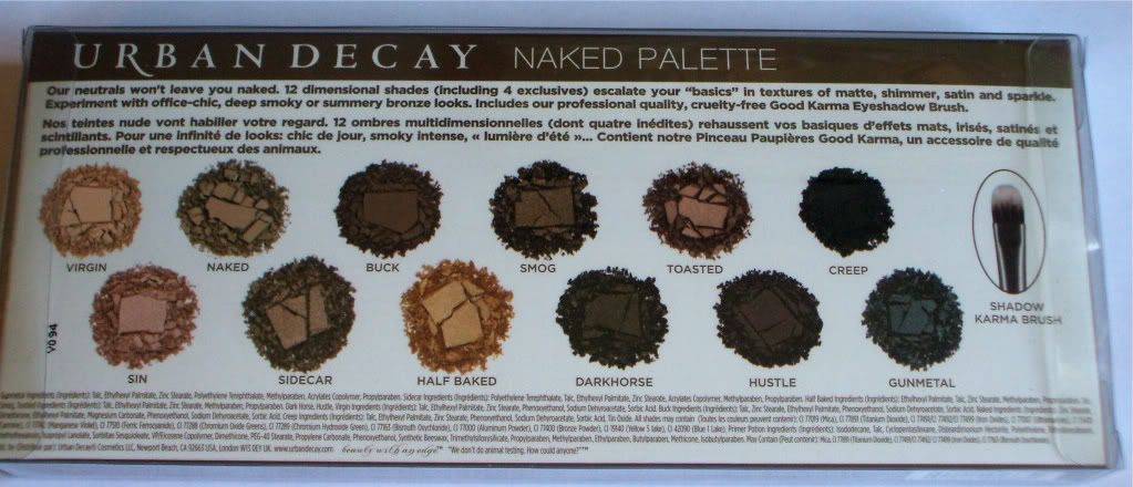 back of naked package
