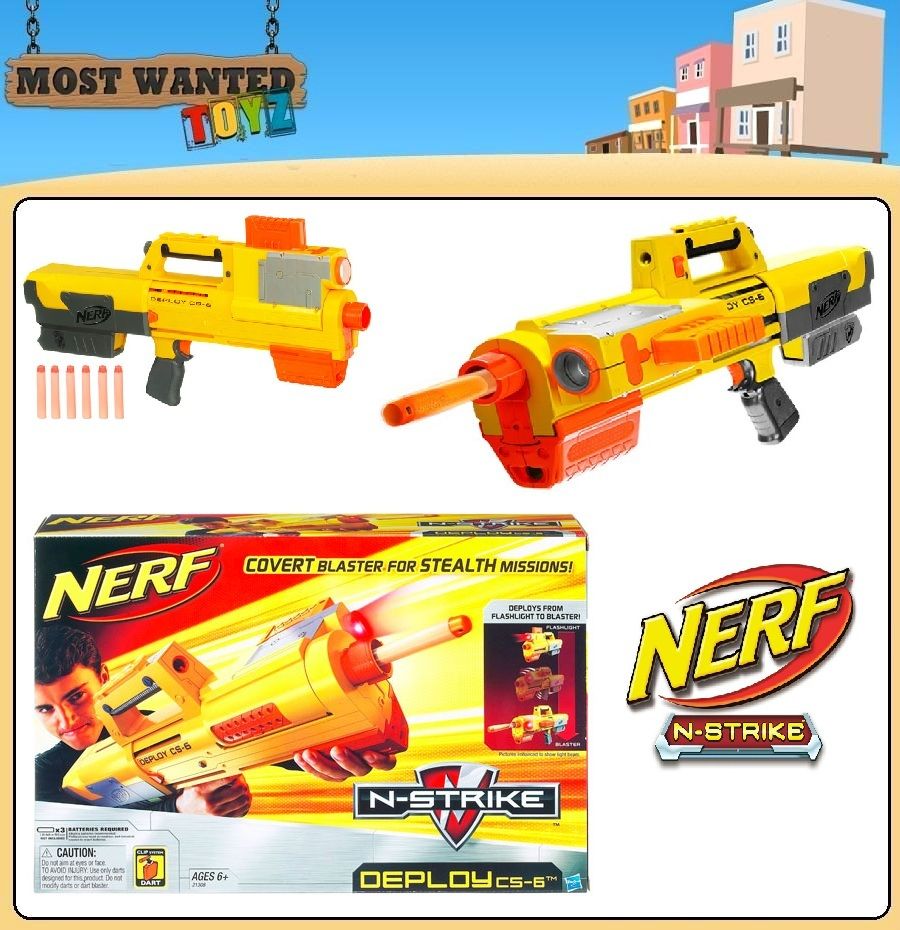 BRAND NEW - Nerf Hasbro N-STRIKE DEPLOY CS-6 BLASTER