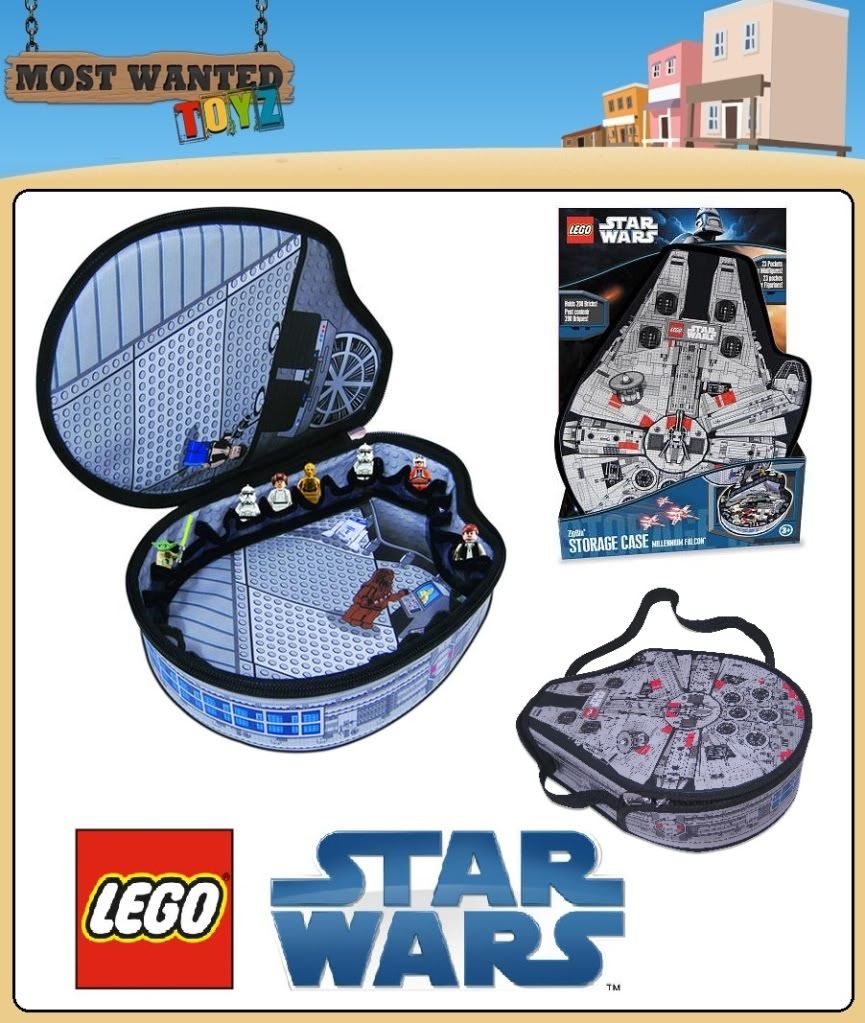 lego star wars millennium falcon storage case