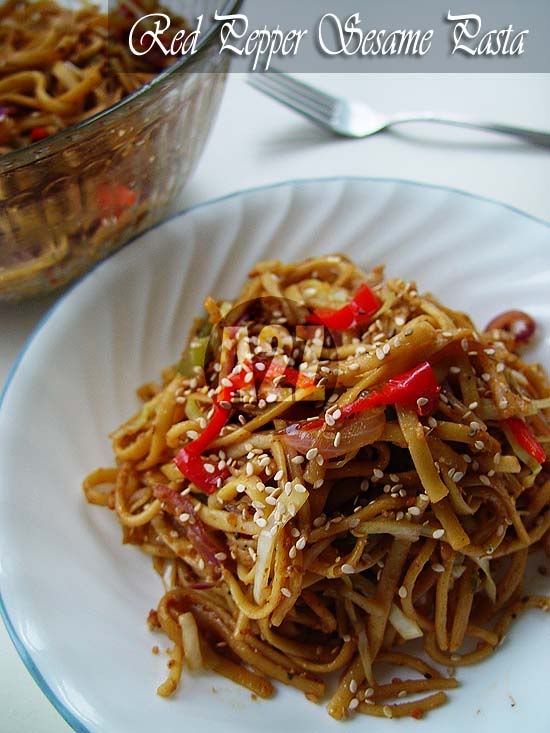 Red Pepper Sesame Pasta