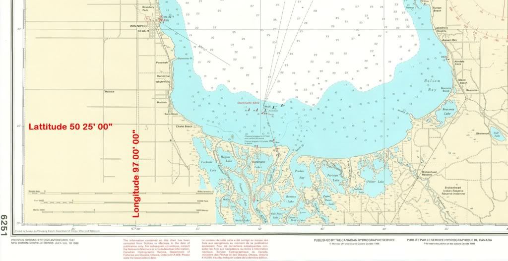 Lake Winnipeg South Basin Hydrographic Map Manitoba Fishing Forum