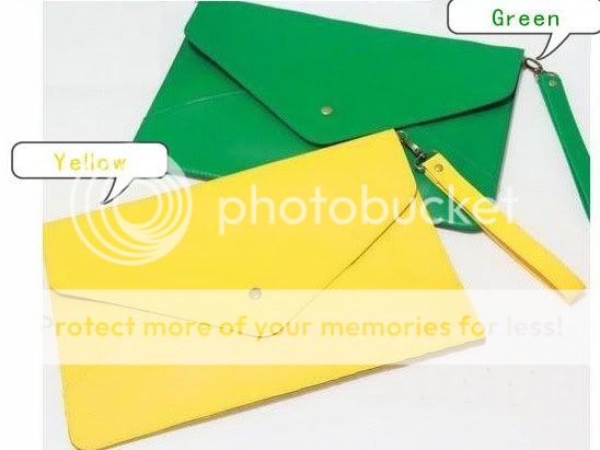 Oversized Envelope Clutch Purse Handbag Multi Colours  