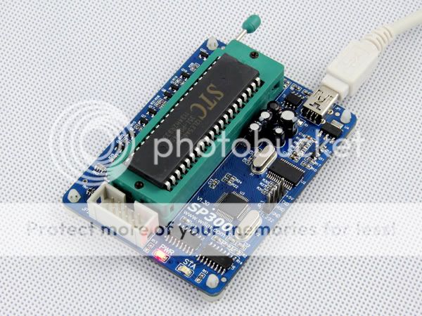 cable (can support 89S series, AVR series, PIC series microcontrollers