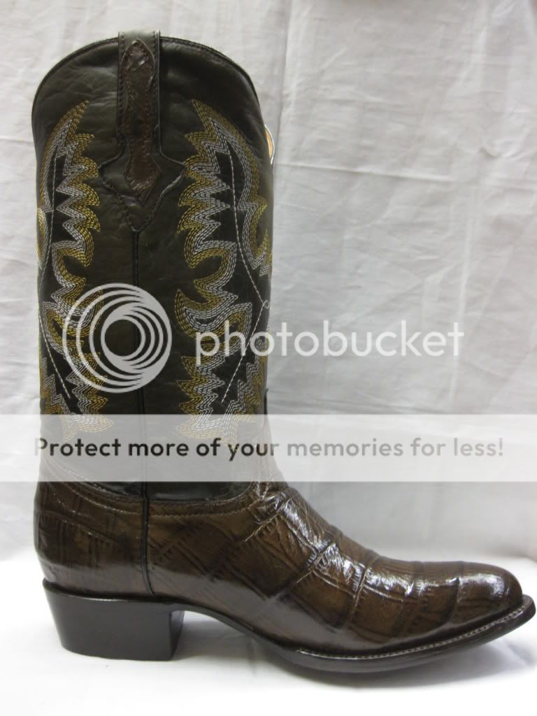 NEW CROCODILE ALLIGATOR BELLY COWBOY BOOTS SHOE BIKER MOTORCYCLE 