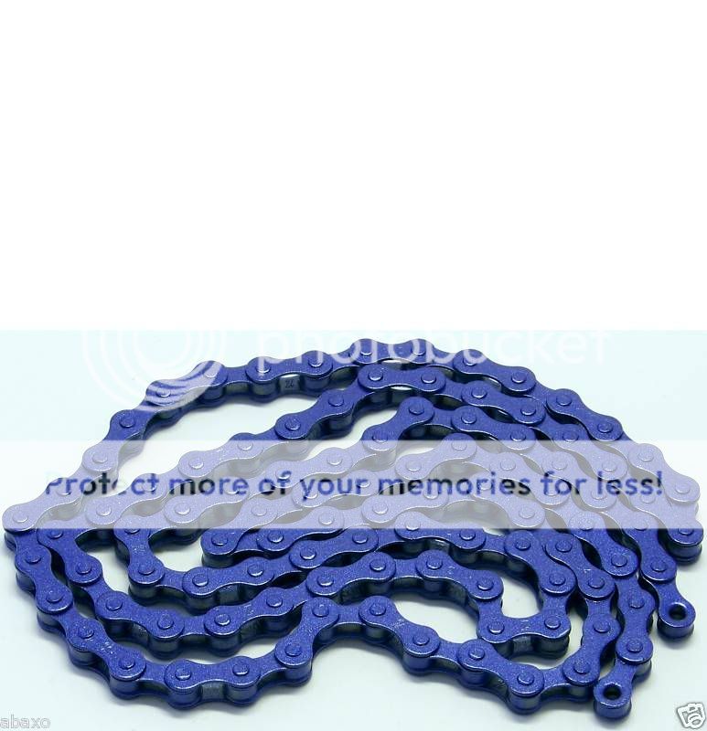 Blue Links  98 Compatibility  Track bikes, single speed, or 1/8 BMX 