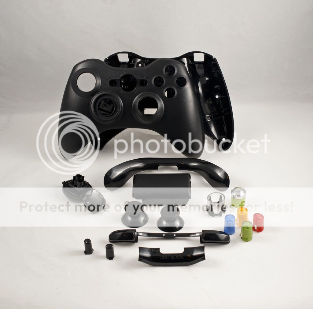 for sale is a complete replacement shell for the xbox 360 controller 